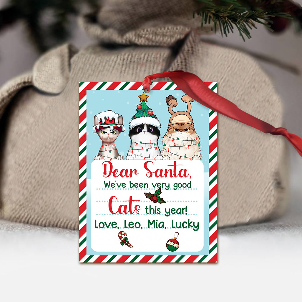 I've Been Good Cats This Year - Personalized Cat Ornament