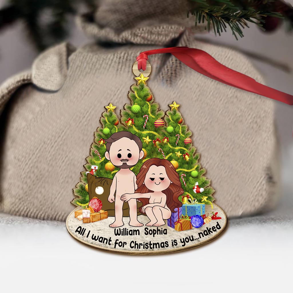 All I Want For Christmas Is You - Personalized Couple Ornament