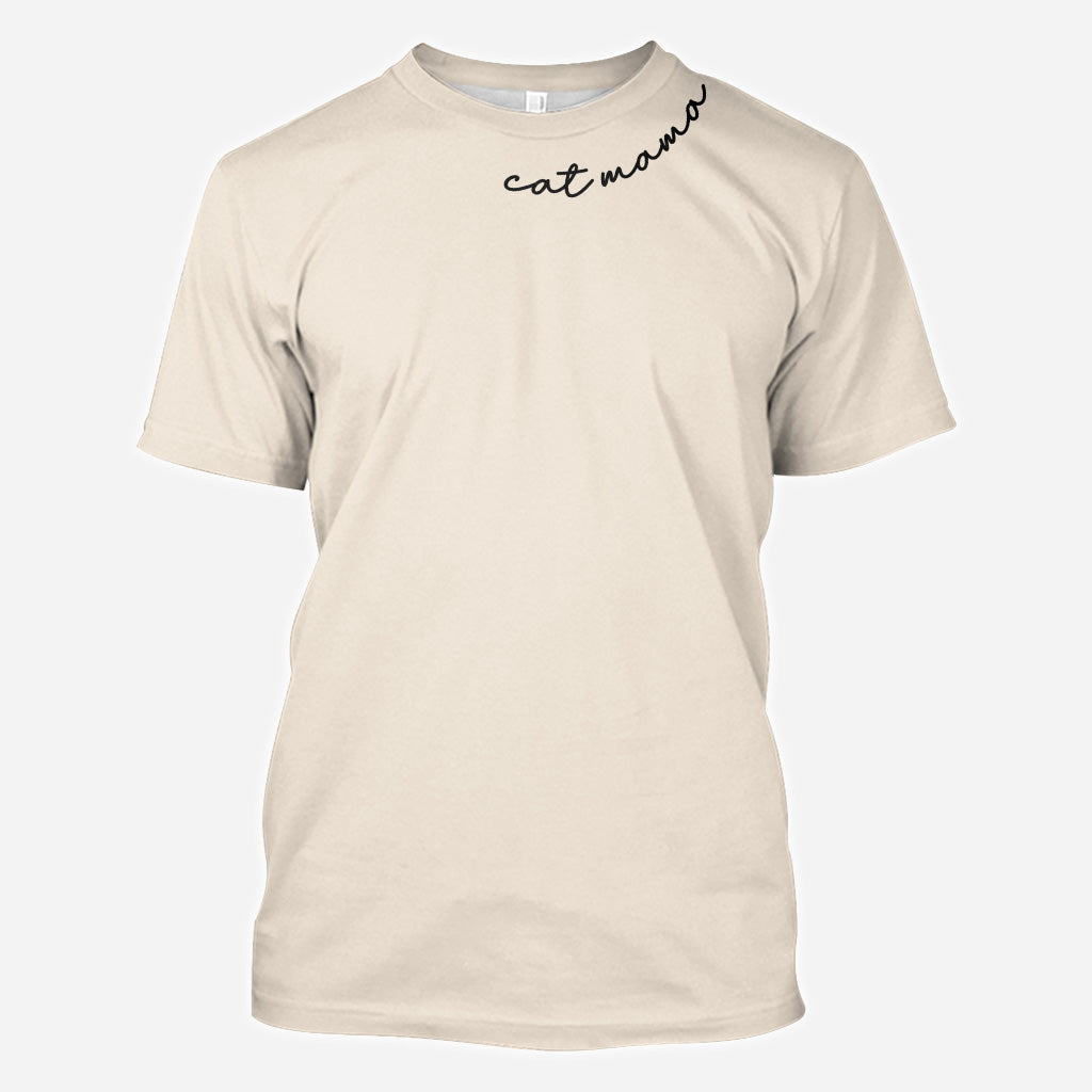 Cat Mom - Personalized Cat All Over Shirt