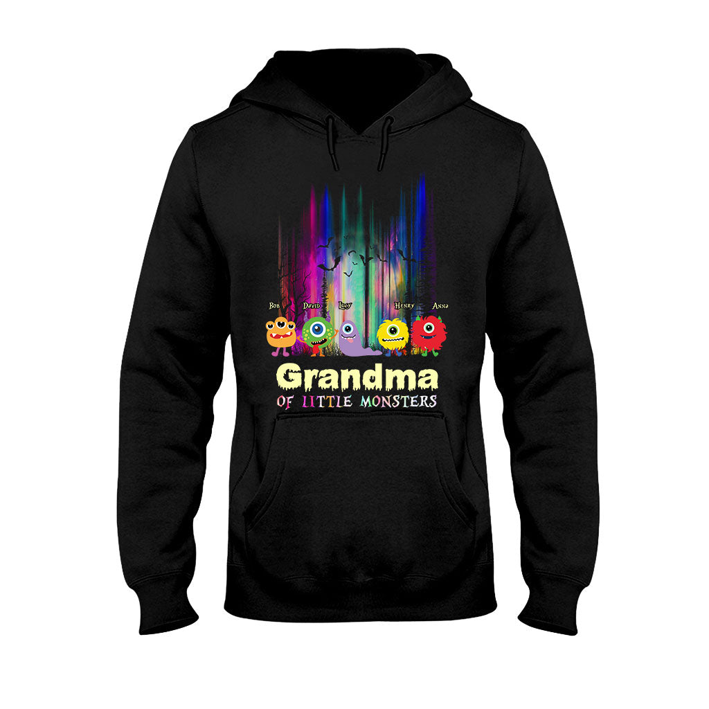 Grandma Of Little Monsters - Personalized Grandma T-shirt And Hoodie