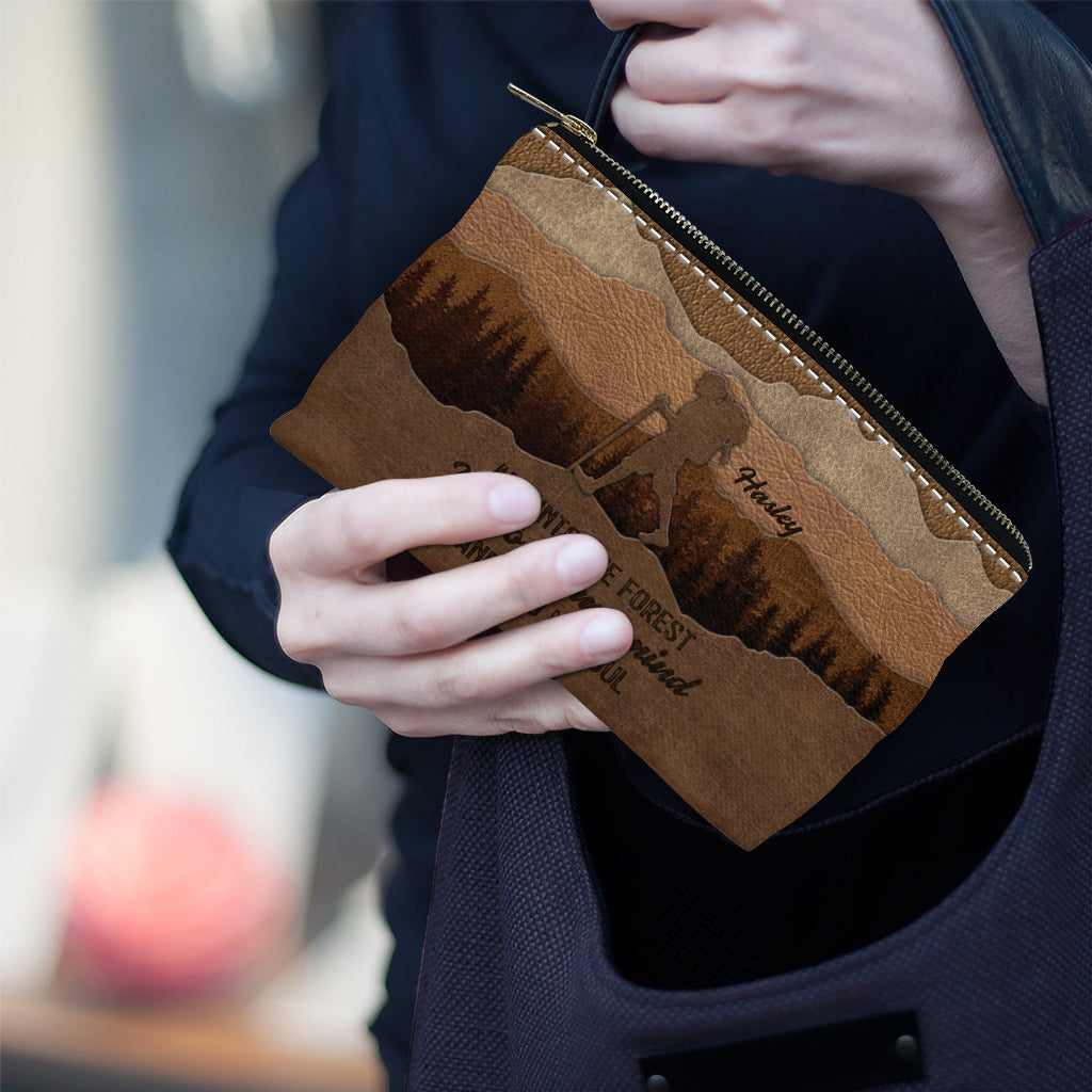 And Into The Forest I Go - Personalized Hiking Pouch