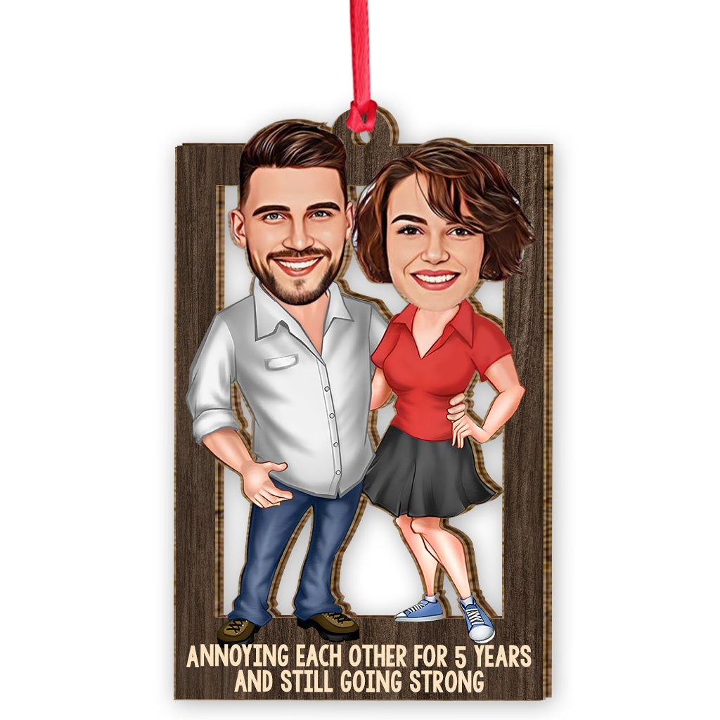 Annoying Each Other - Personalized Couple Ornament