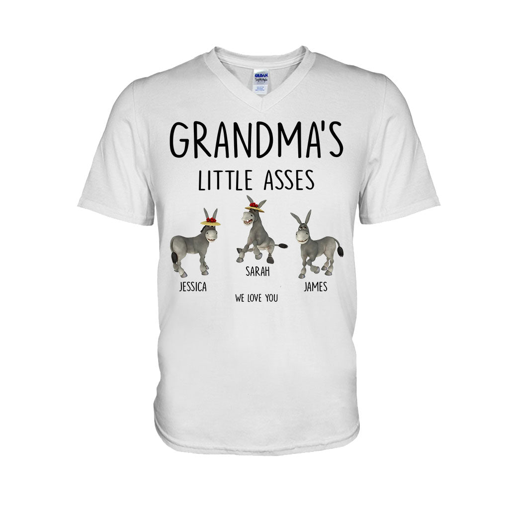 Little Asses - Gift for dad, grandpa, mom, uncle, aunt, grandma - Personalized T-shirt And Hoodie