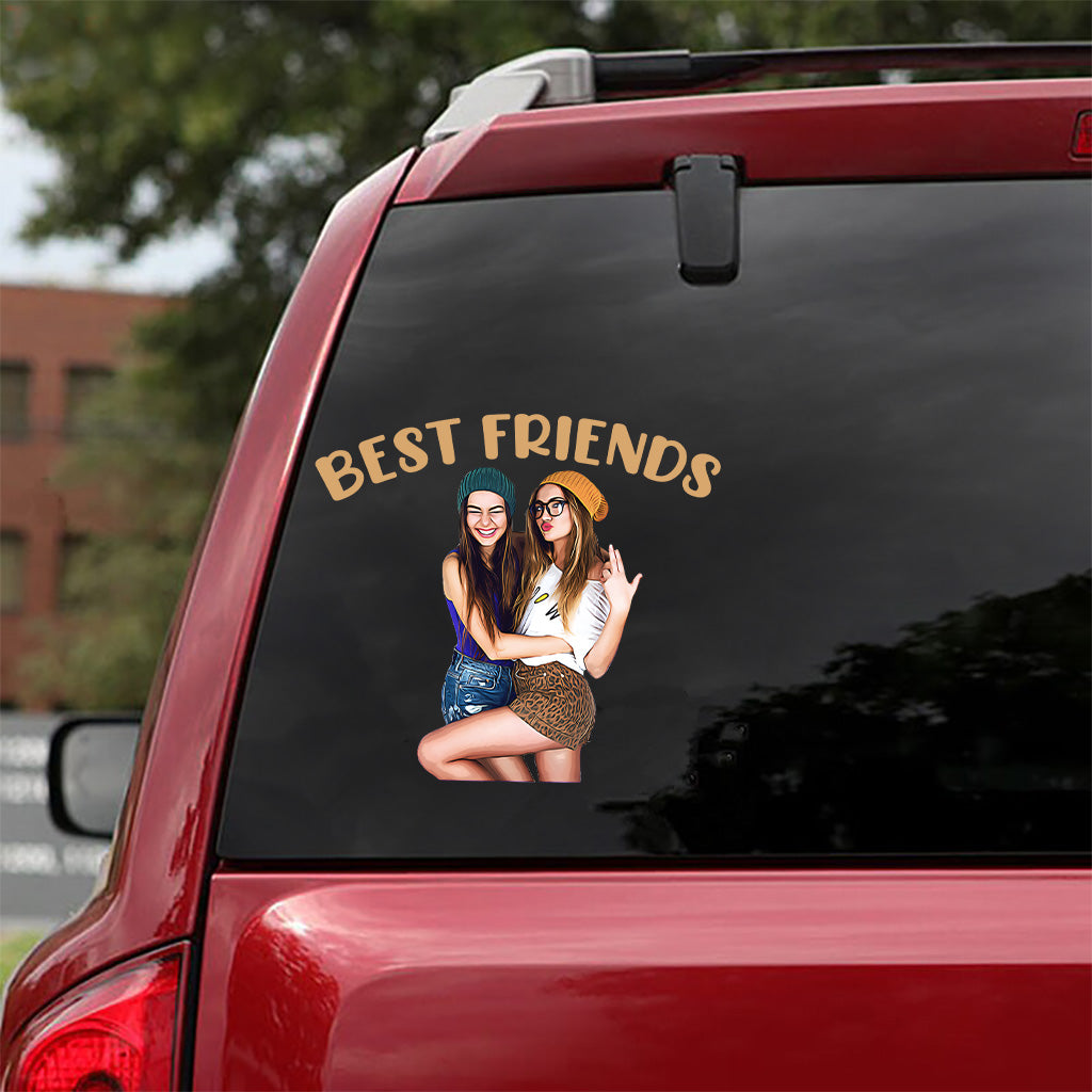Best Friends - Personalized Bestie Decal Die Cut