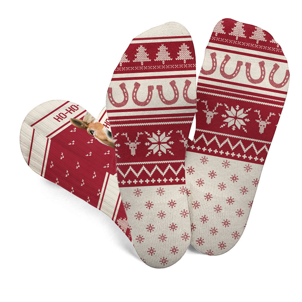 Ho Ho Horse - Personalized Horse Socks
