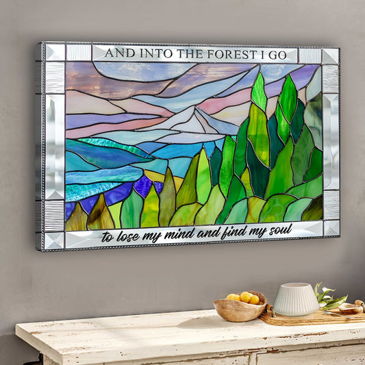 And Into The Forest I Go Hiking Canvas And Poster