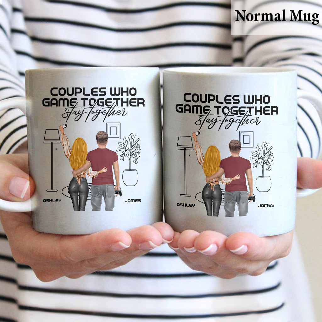 Couples Who Game Together Stay Together - Personalized Video Game Mug
