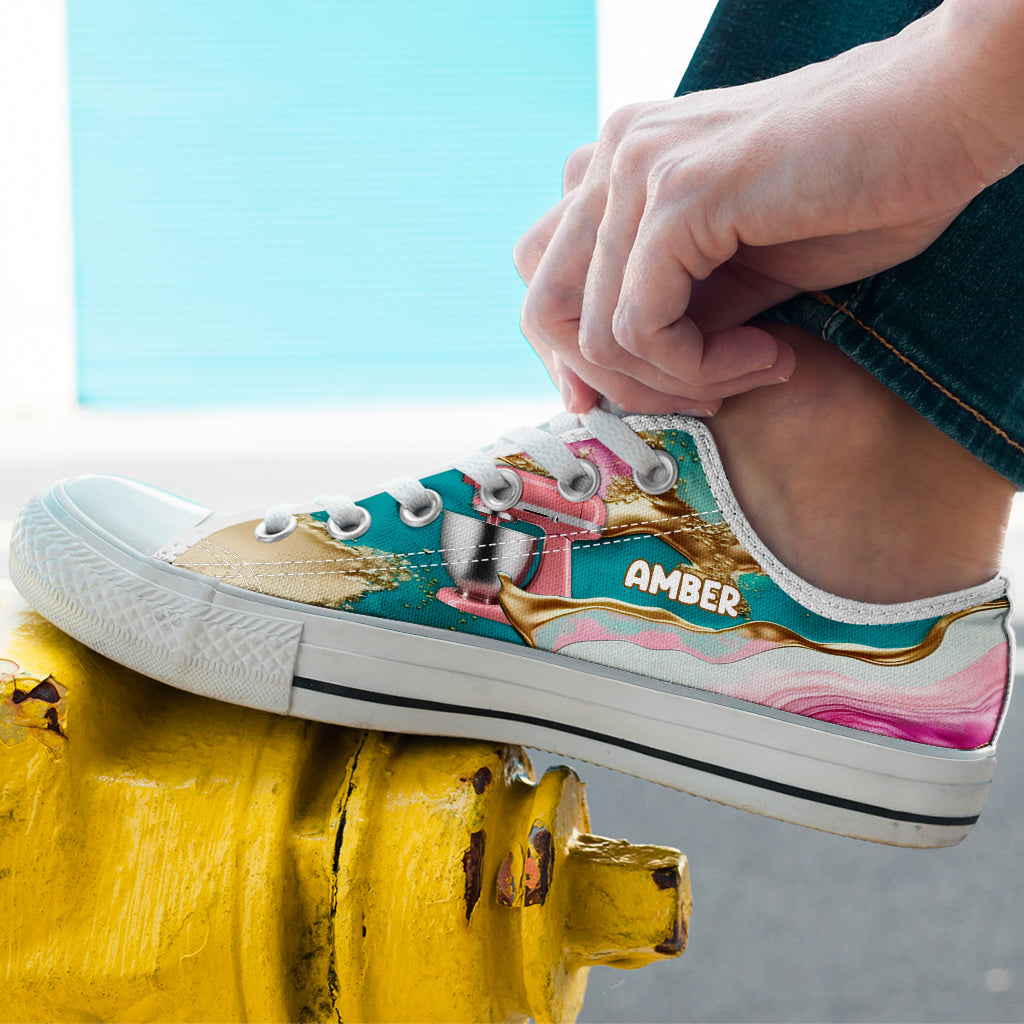 Love Baking - Personalized Baking Low Top Shoes