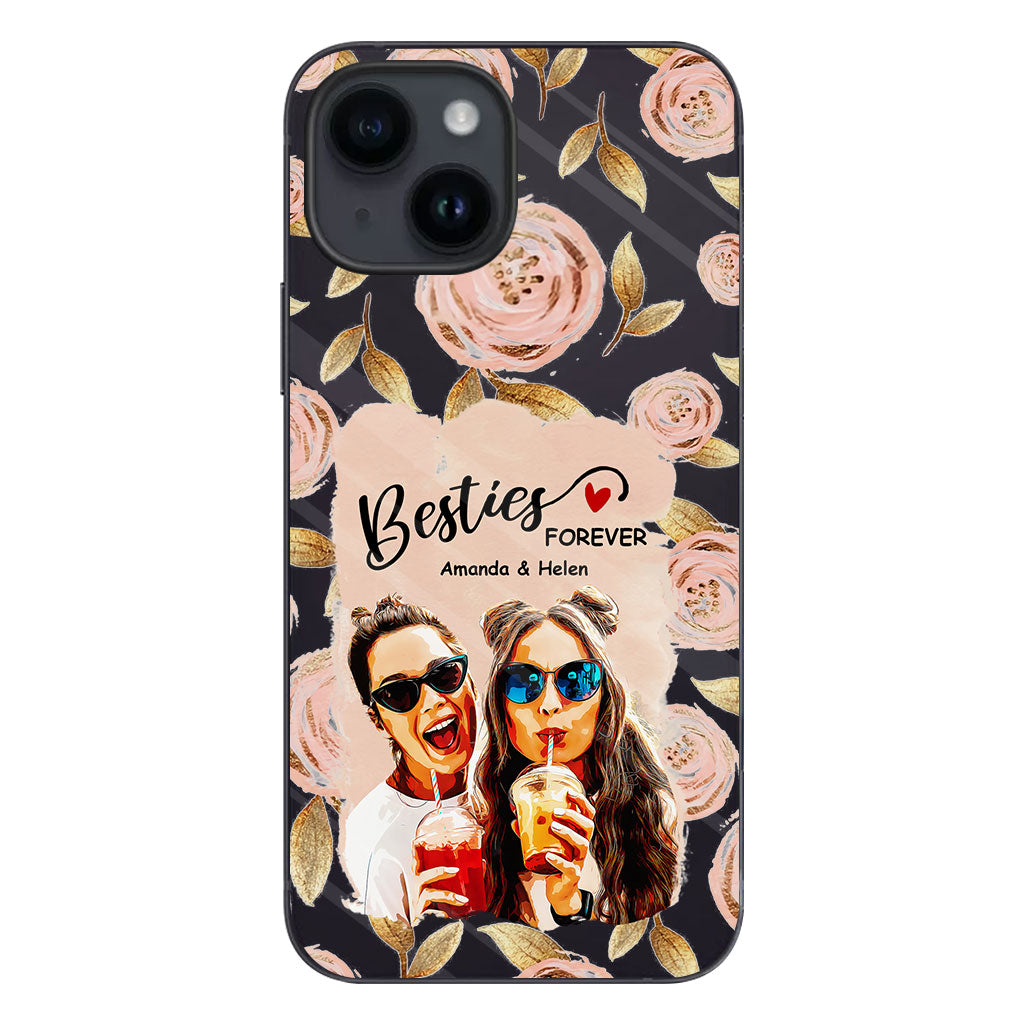 Besties Forever - Personalized Bestie Clear Phone Case