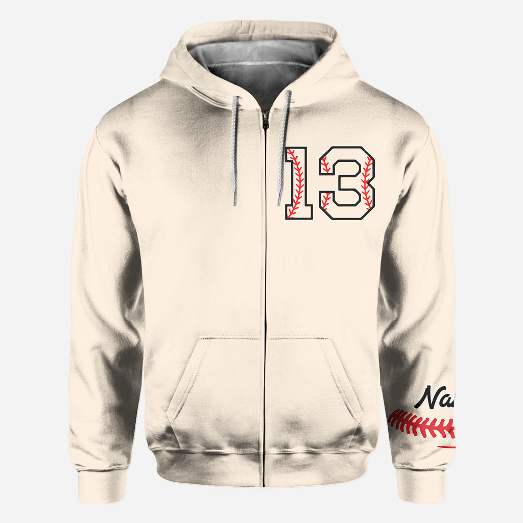 In My Baseball Era - Personalized Baseball All Over Shirt