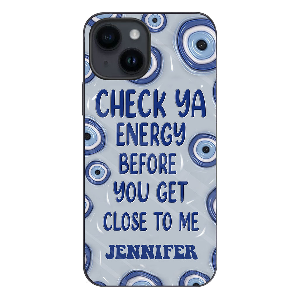 Check Ya Energy - Personalized Witch Phone Case