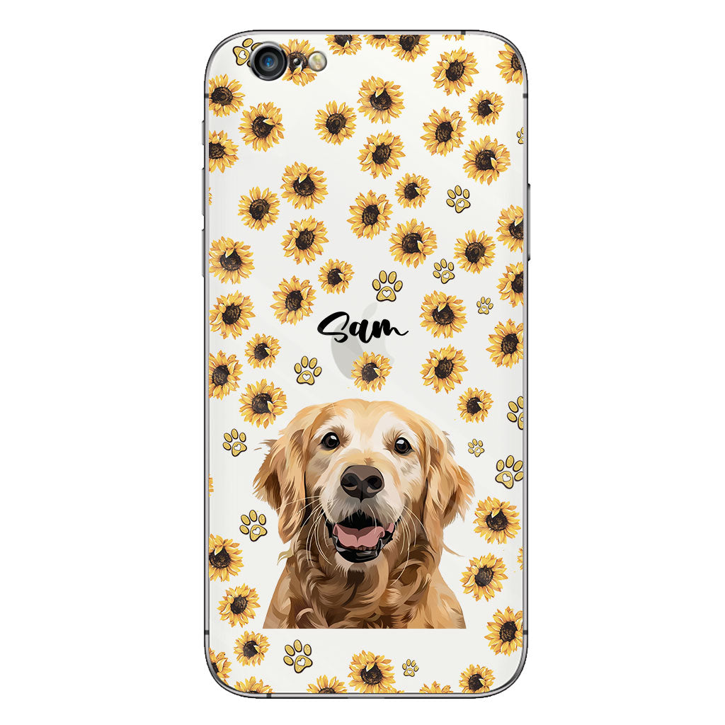 You Are My Sunshine - Personalized Dog Clear Phone Case