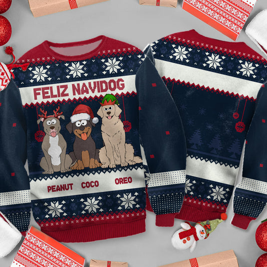 Merry Woofmas - Personalized Dog Ugly Sweater
