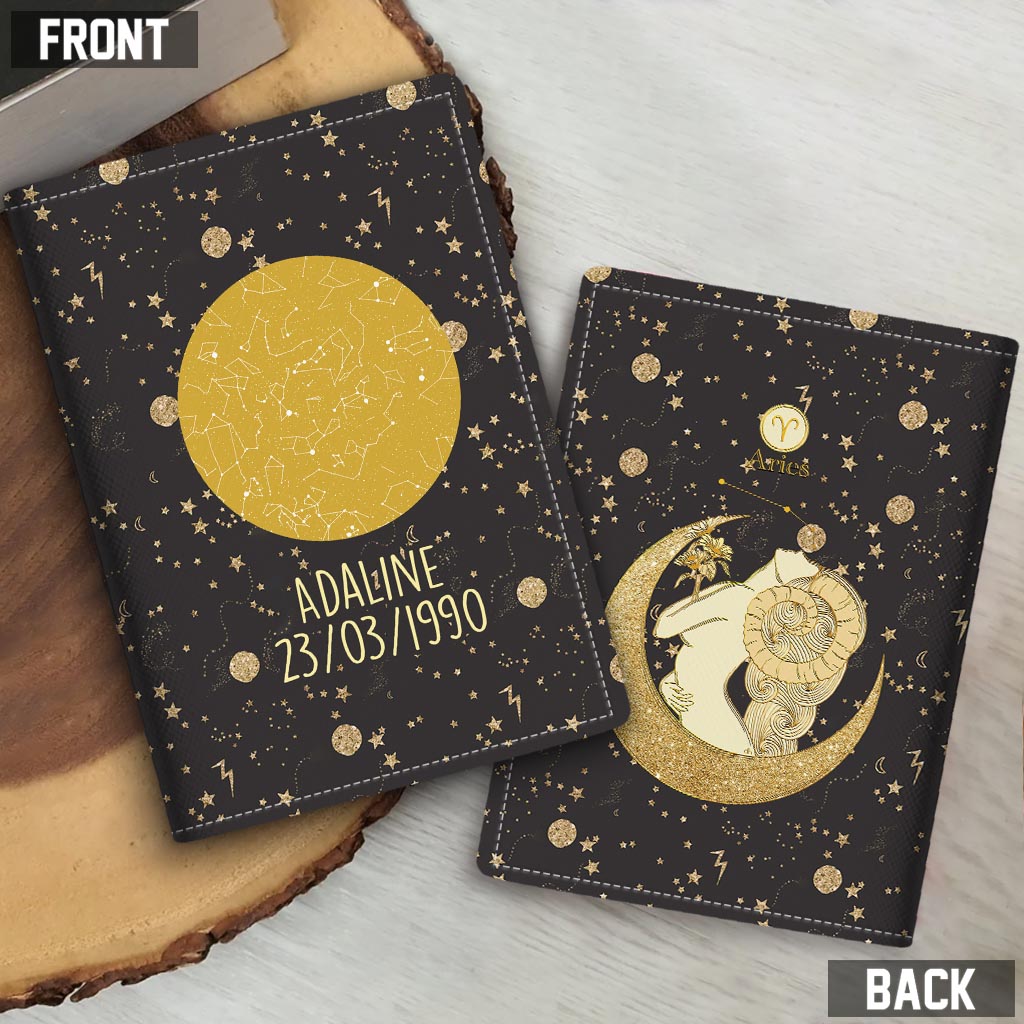 Zodiac Sign - Personalized Horoscope Passport Holder