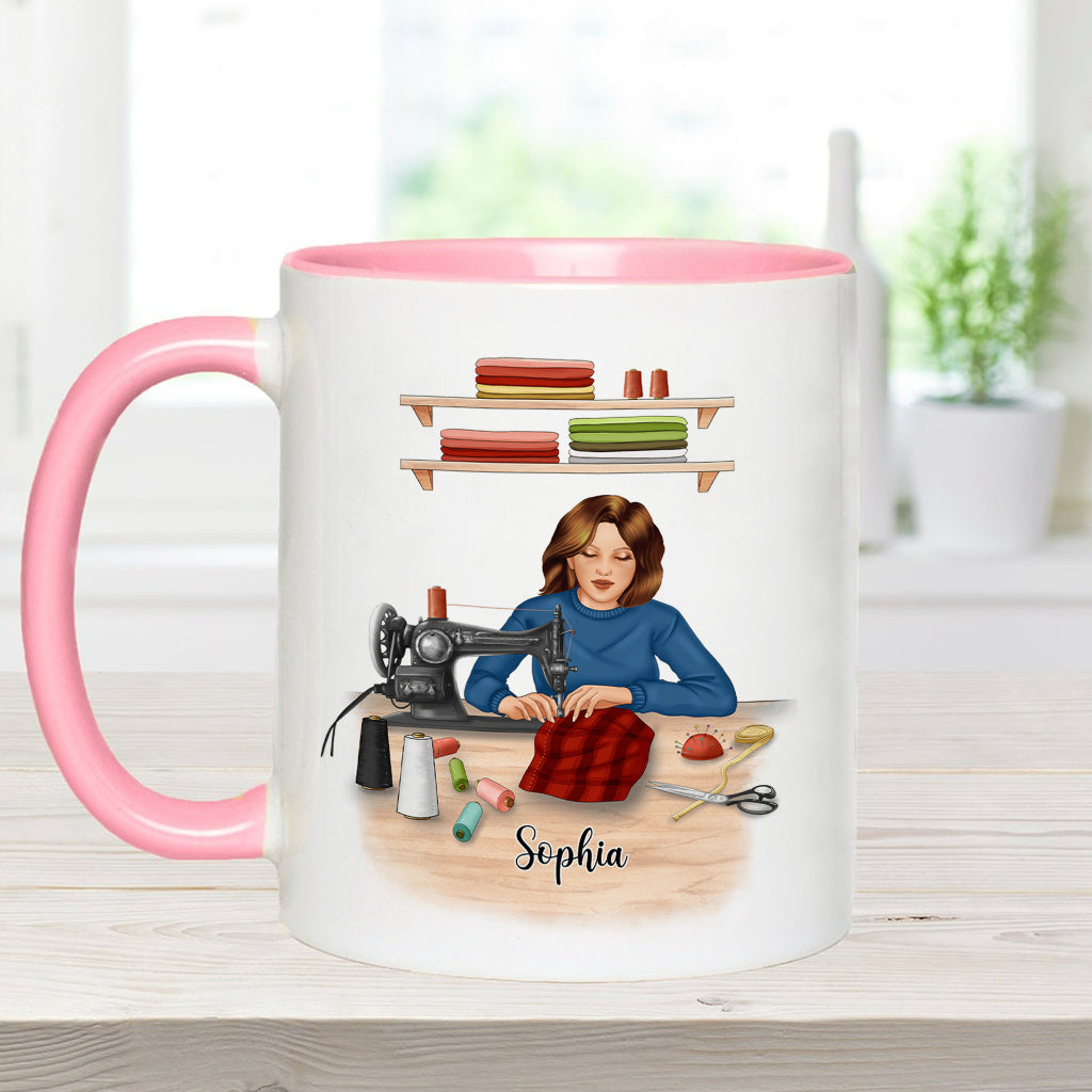 My Sewing Space - Personalized Sewing Accent Mug