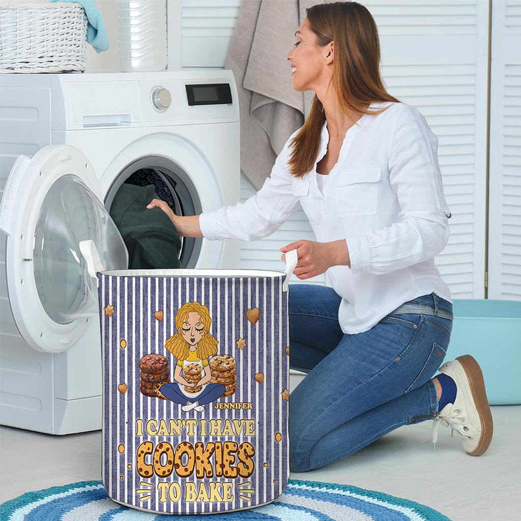 I Can't I Have Cookies To Bake - Personalized Baking Storage Basket