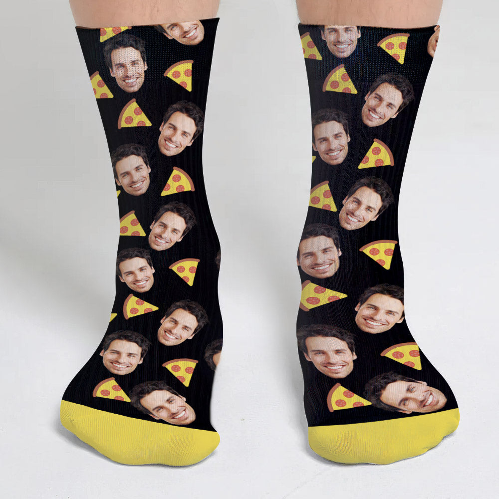 Funny Icon Pattern - Personalized Uncle Socks