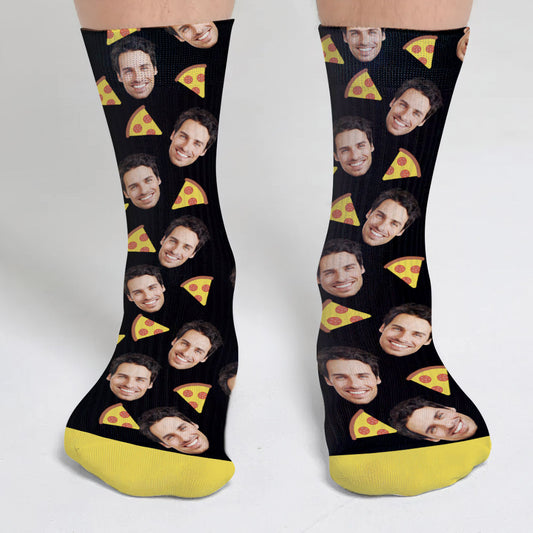 Funny Icon Pattern - Personalized Uncle Socks