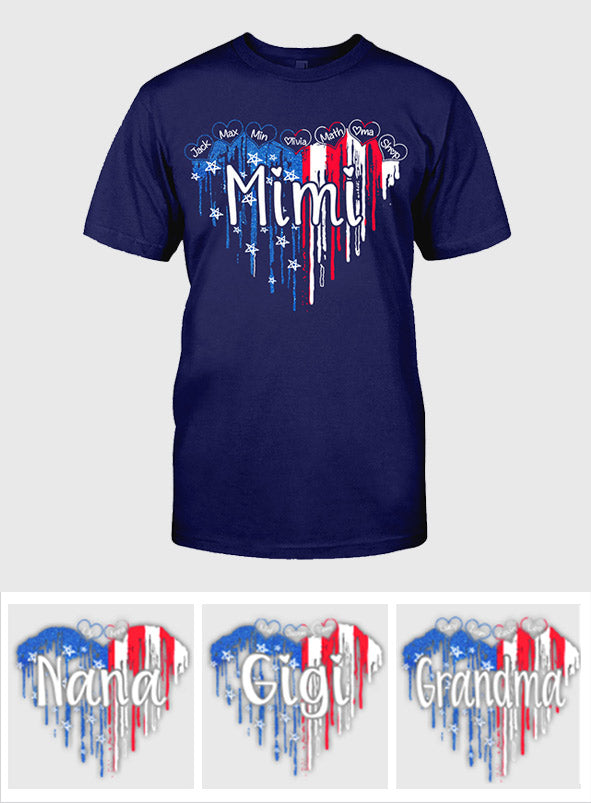 My Grandkids - Personalized Grandma T-shirt & Hoodie