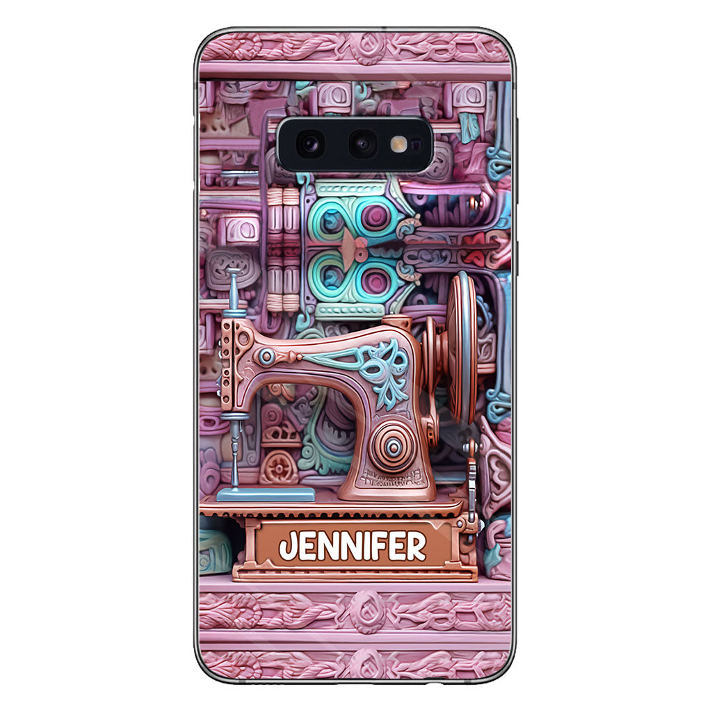 Love Sewing - Personalized Sewing Phone Case