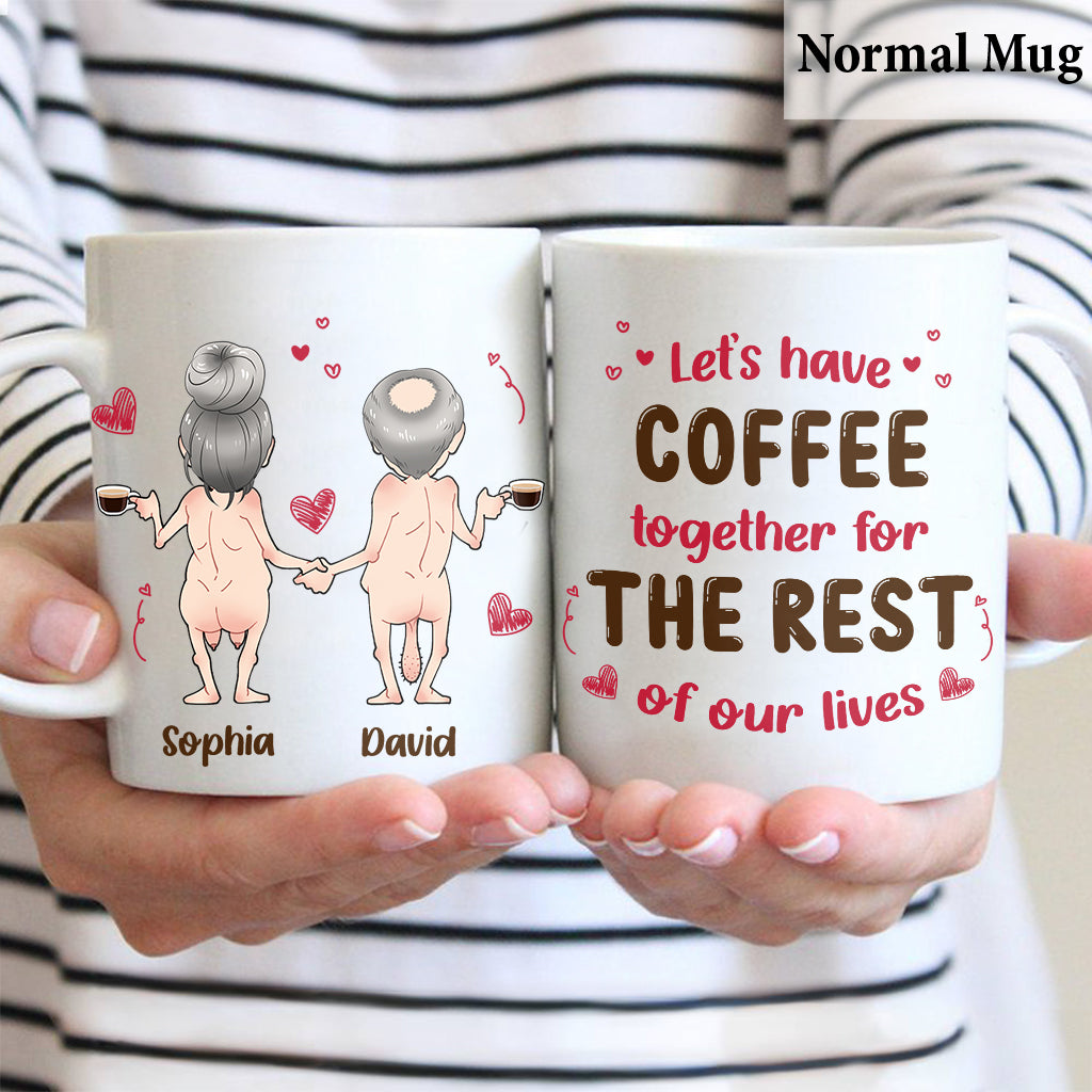 Let’s Have Coffee Together - Personalized Couple Mug