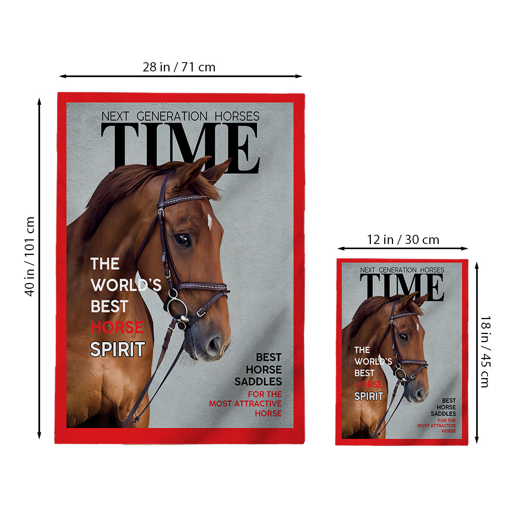 Magazine Covers - Personalized Horse Garden Flag