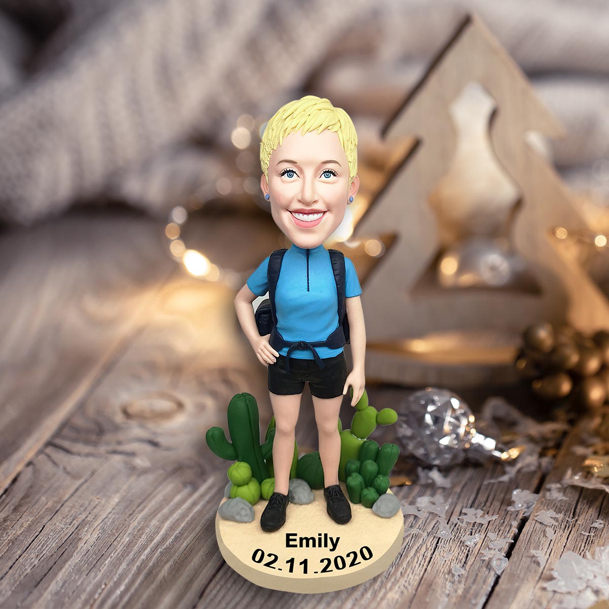 Hiking Society - Personalized Hiking Bobblehead