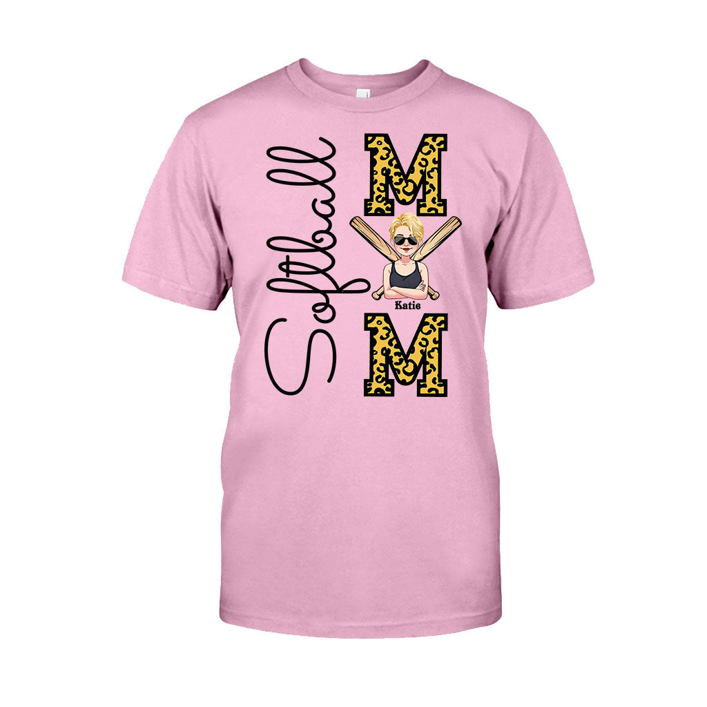 Softball Mom - Personalized Softball T-shirt and Hoodie