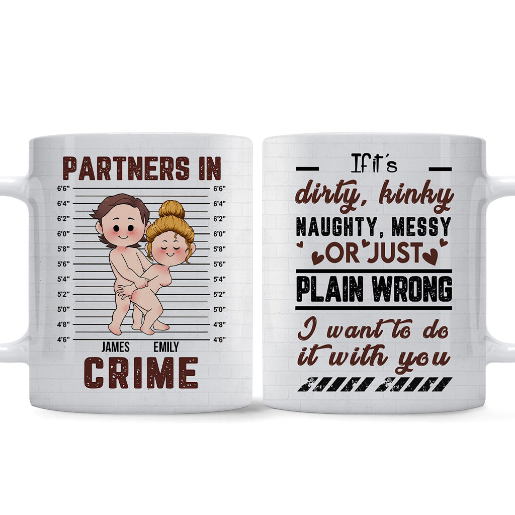 Partner In Crime - Personalized Couple Mug