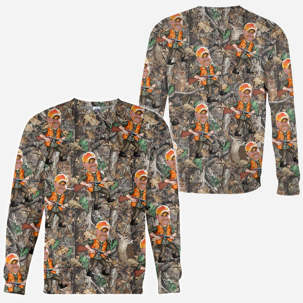 Photo Inserted Hunter - Personalized Hunting All Over Shirt