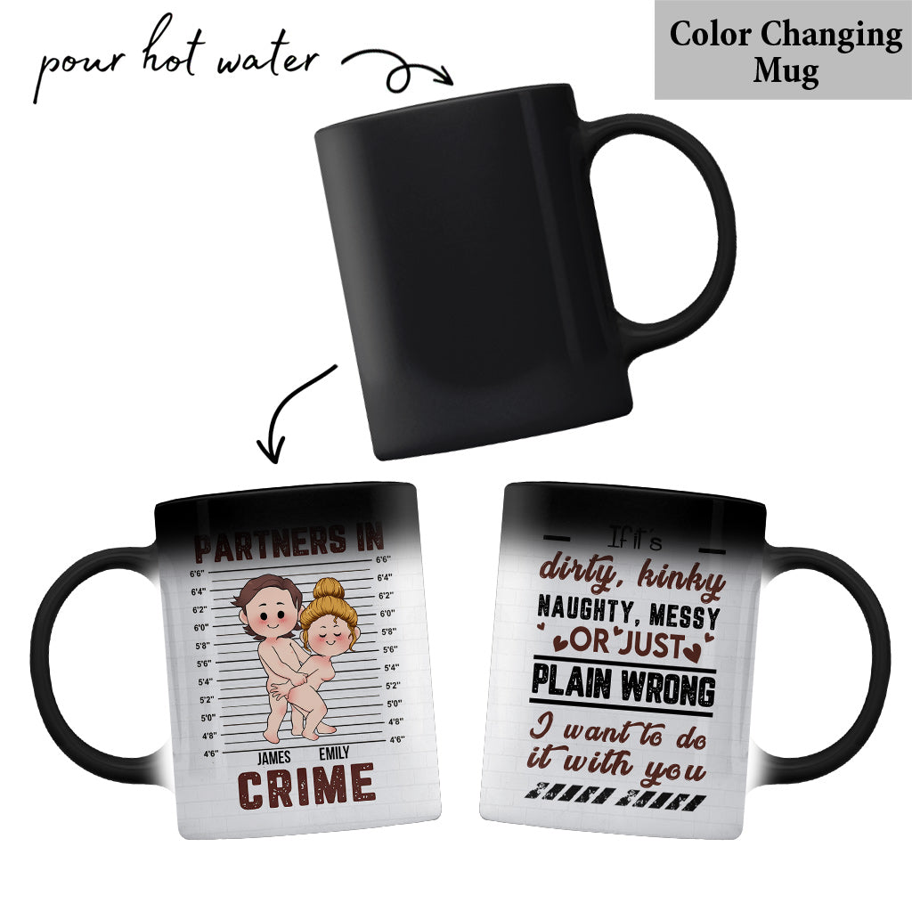 Partner In Crime - Personalized Couple Mug