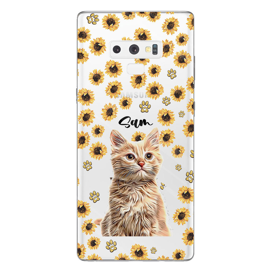 You Are My Sunshine - Personalized Dog Clear Phone Case