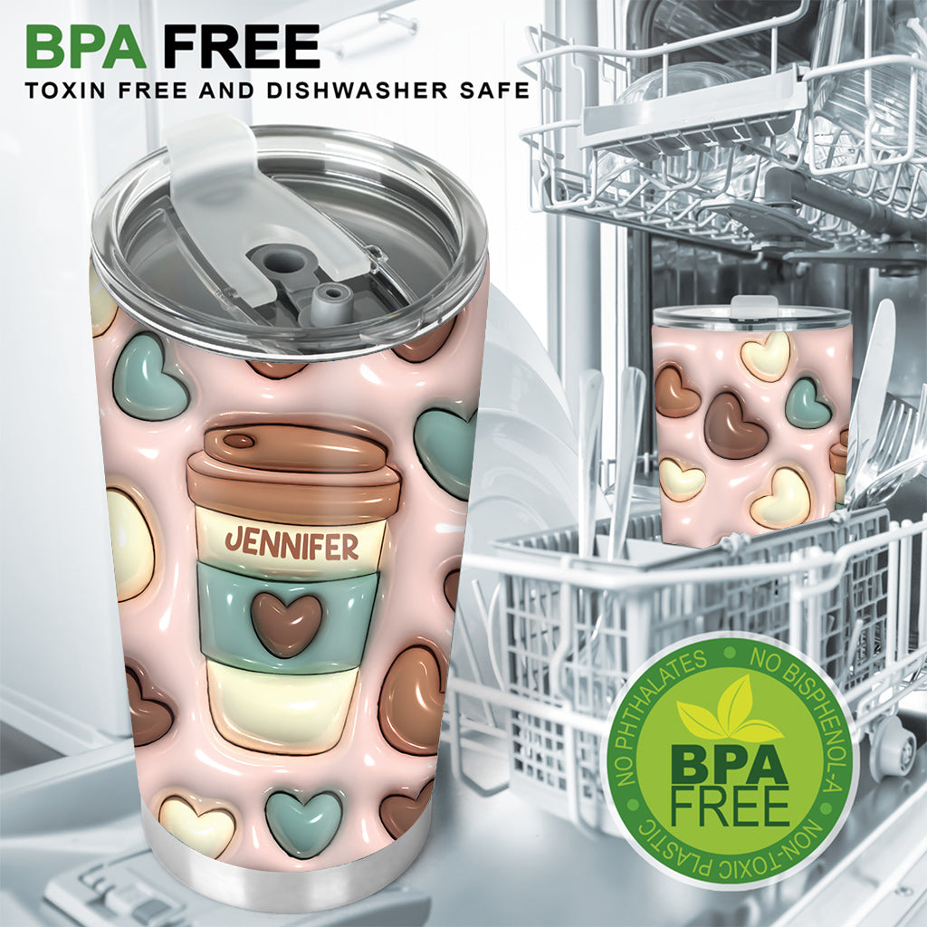 Caffeine Queen - Personalized Coffee Tumbler