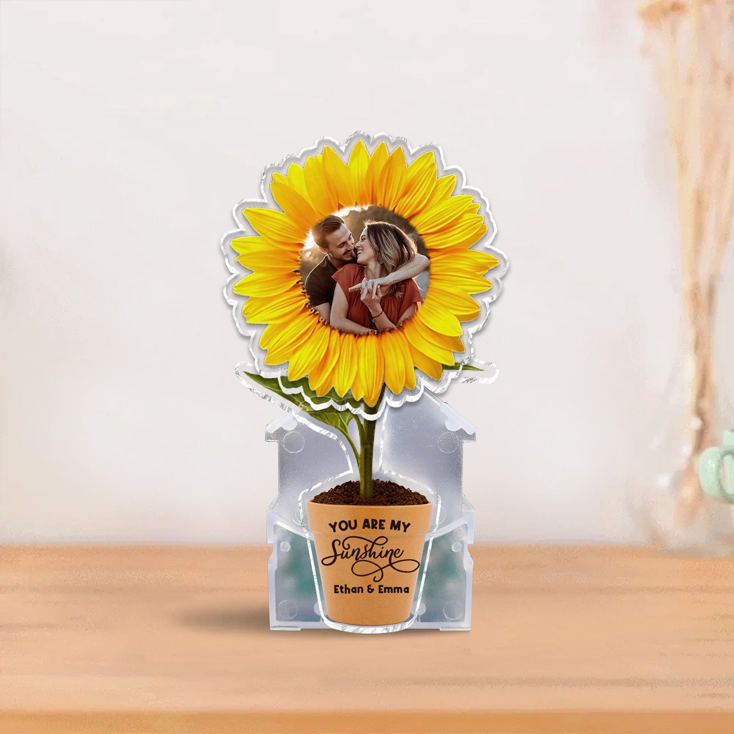 You Are My Sunshine - Gift for husband, wife, boyfriend, girlfriend, mom, grandma - Personalized Custom Shaking Head