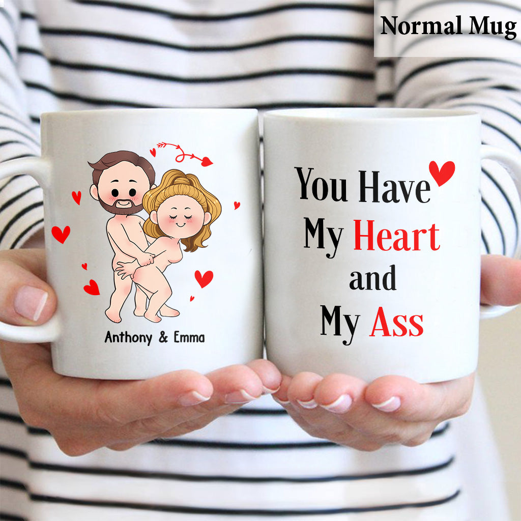 I Just Want You To Be Happy - Couple gift for husband, wife, boyfriend, girlfriend - Personalized Mug