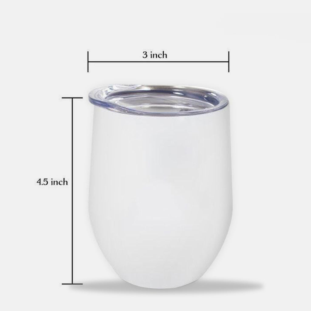 Photo Inserted Funny Fishing - Personalized Fishing Wine Tumbler