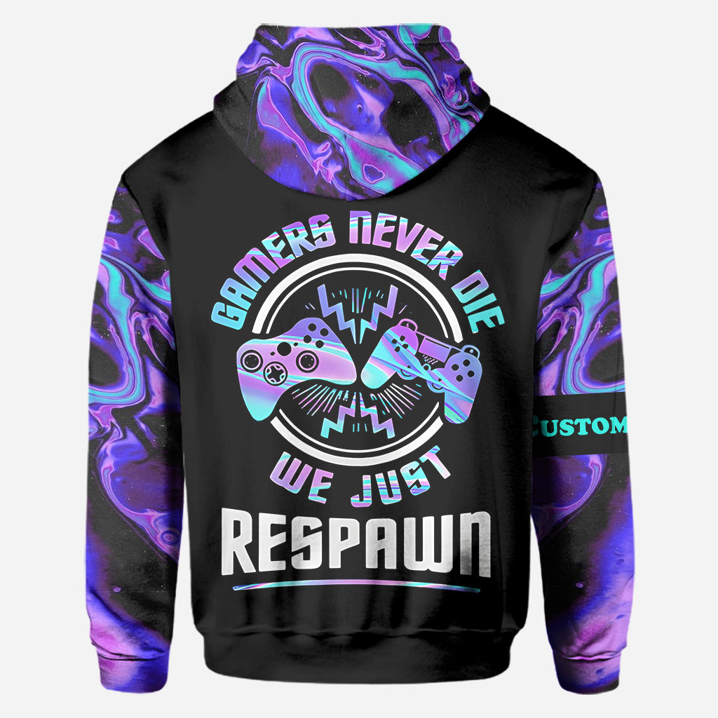 We Just Respawn - Personalized Video Game All Over Shirt