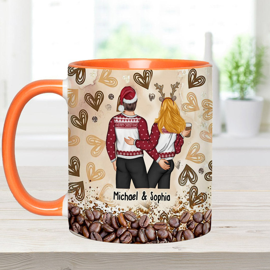 My Wife Is Hotter Than This Coffee - Personalized Couple Accent Mug