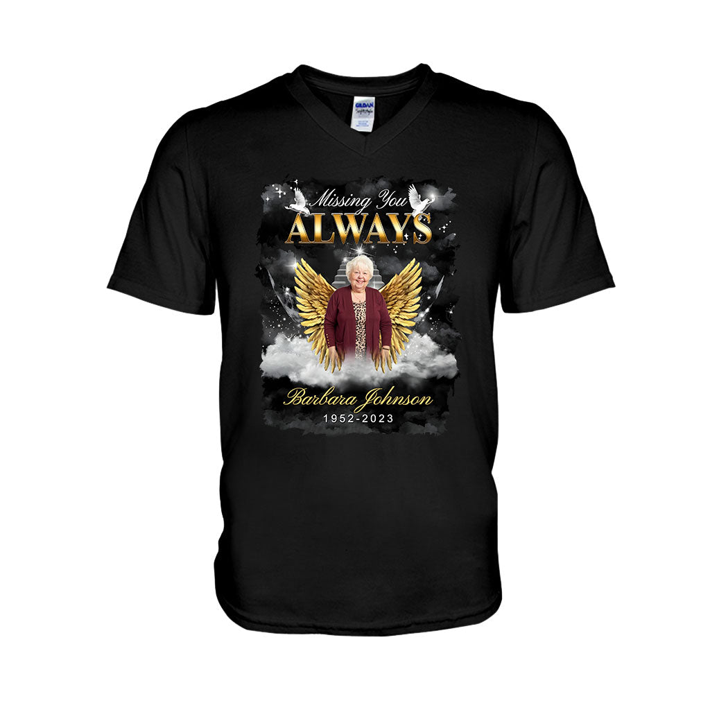 Always In My Heart - Personalized Memorial T-shirt And Hoodie