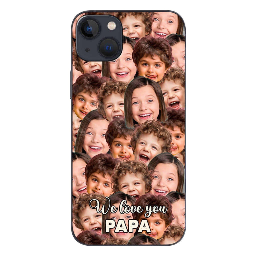 Love You Dad - Gift for dad, grandma, grandpa, mom, uncle, aunt, brother, sister, son, daughter, granddaughter, grandson, husband, wife, boyfriend, girlfriend - Personalized Phone Case
