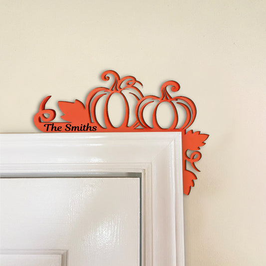 Thanksgiving Pumpkin - Personalized Thanksgiving Door Frame Decoration