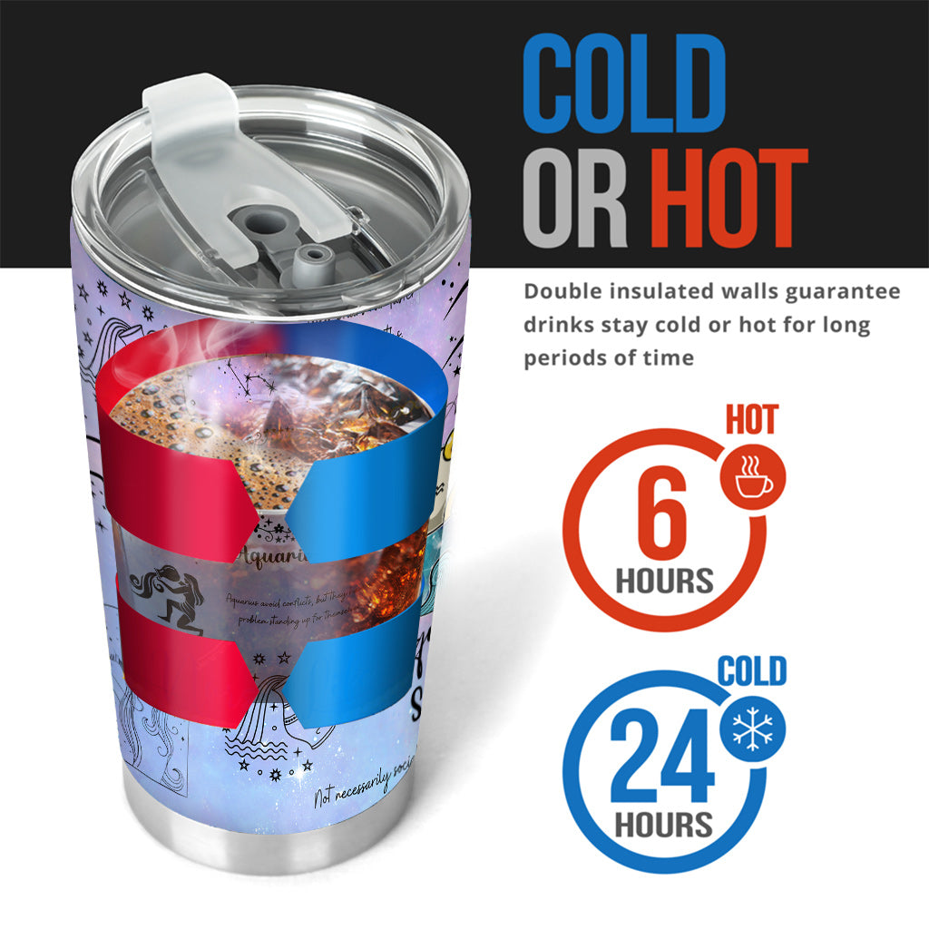 Zodiac Sign Tumbler - Personalized Tumbler
