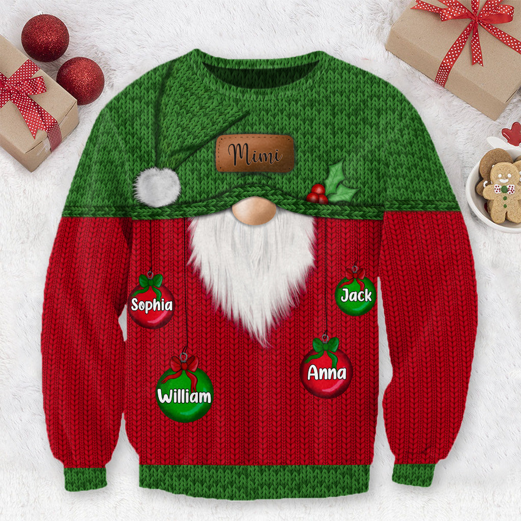 Best Grandma Ever - Personalized Grandma Ugly Sweater