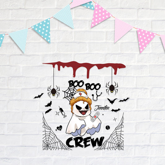 Boo Boo Crew - Personalized Nurse Decal Full