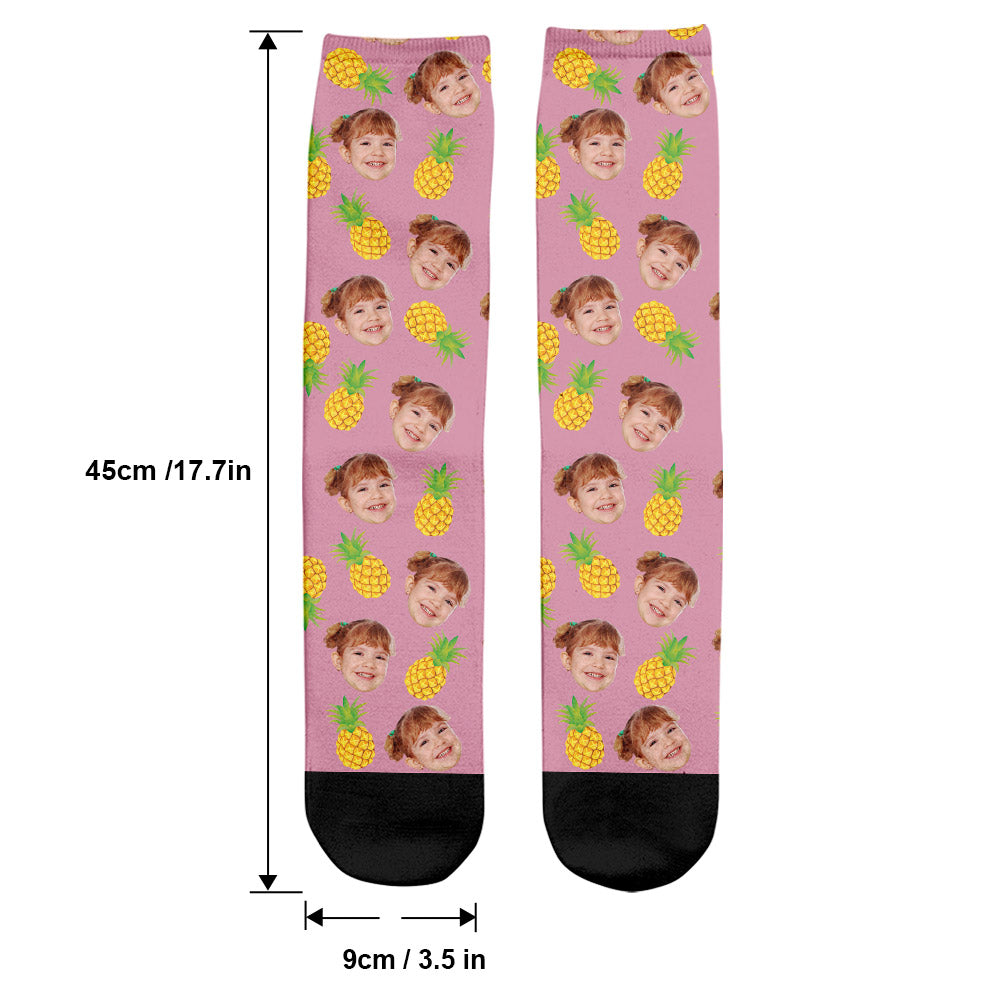 Funny Icon Pattern - Personalized granddaughter Socks