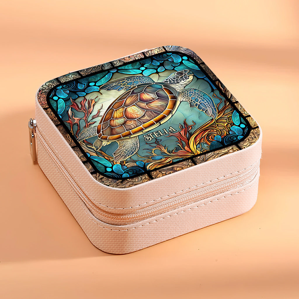 Love Turtles - Personalized Turtle Jewelry Box
