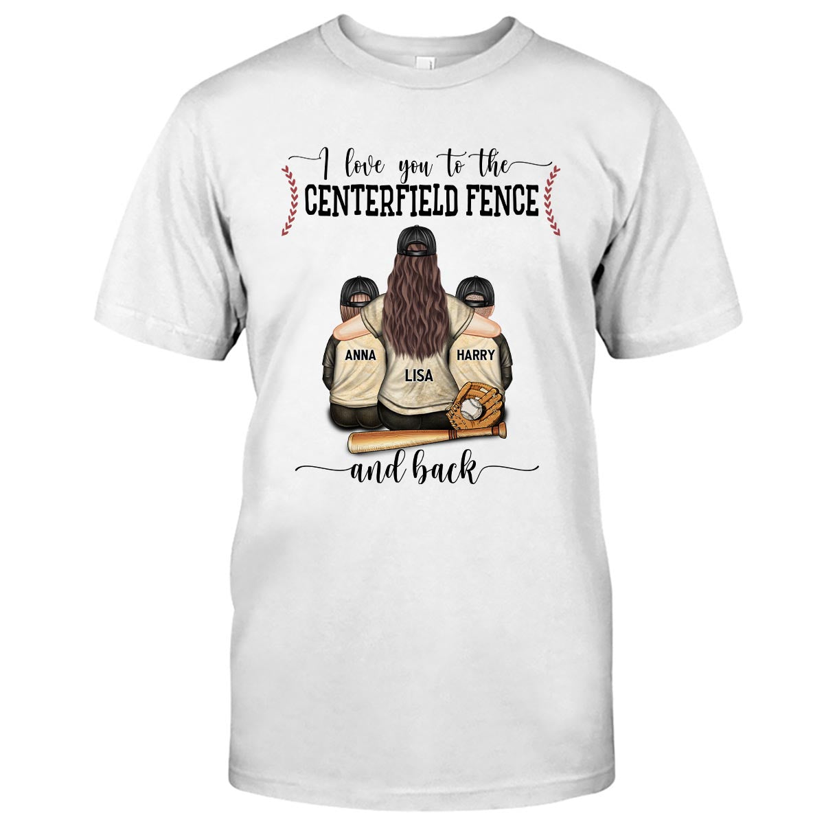 My Heart Is On That Field - Personalized Baseball T-shirt And Hoodie