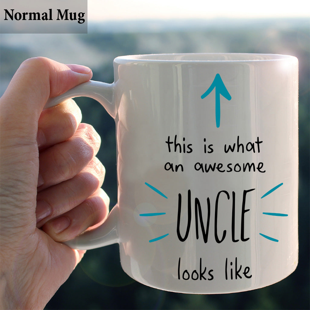 This Is What An Awesome Uncle Look Like - Uncle Mug