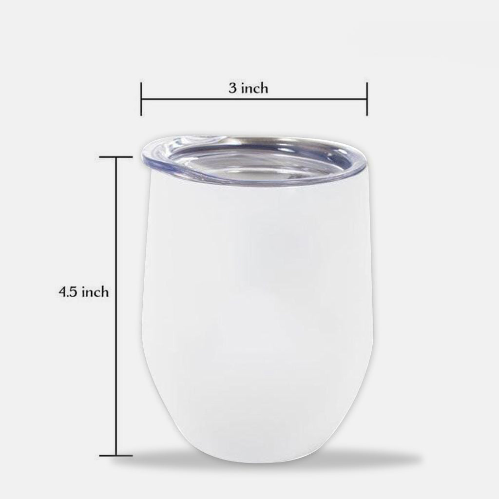 Sewing Colorful Pattern - Personalized Sewing Wine Tumbler
