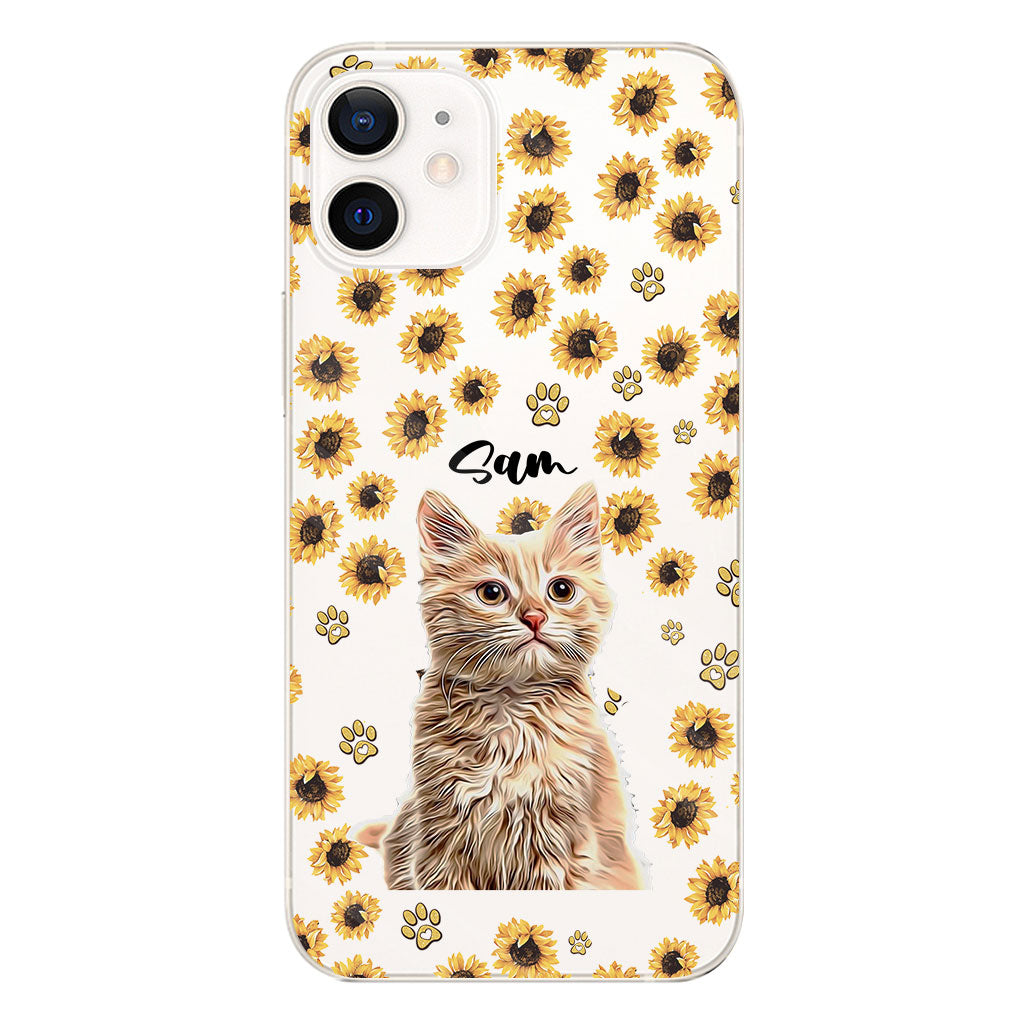 You Are My Sunshine - Personalized Dog Clear Phone Case